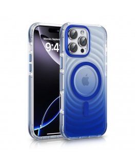 Apple iPhone 16 Pro EchoWave Clear MagSafe Синий