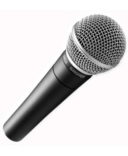 Shure SM58 Must Lava-/esinemise mikrofon