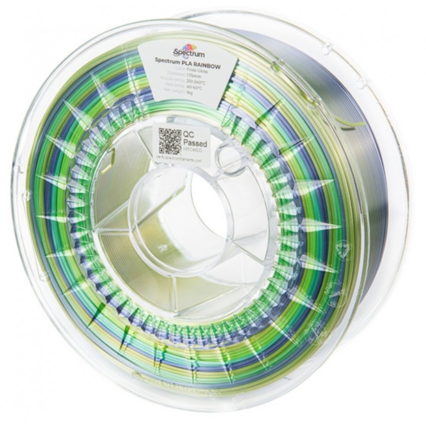 Spectrum Filaments 81019 3D printing material Polylactic acid (PLA), Silk Multicolour 1 kg – 2