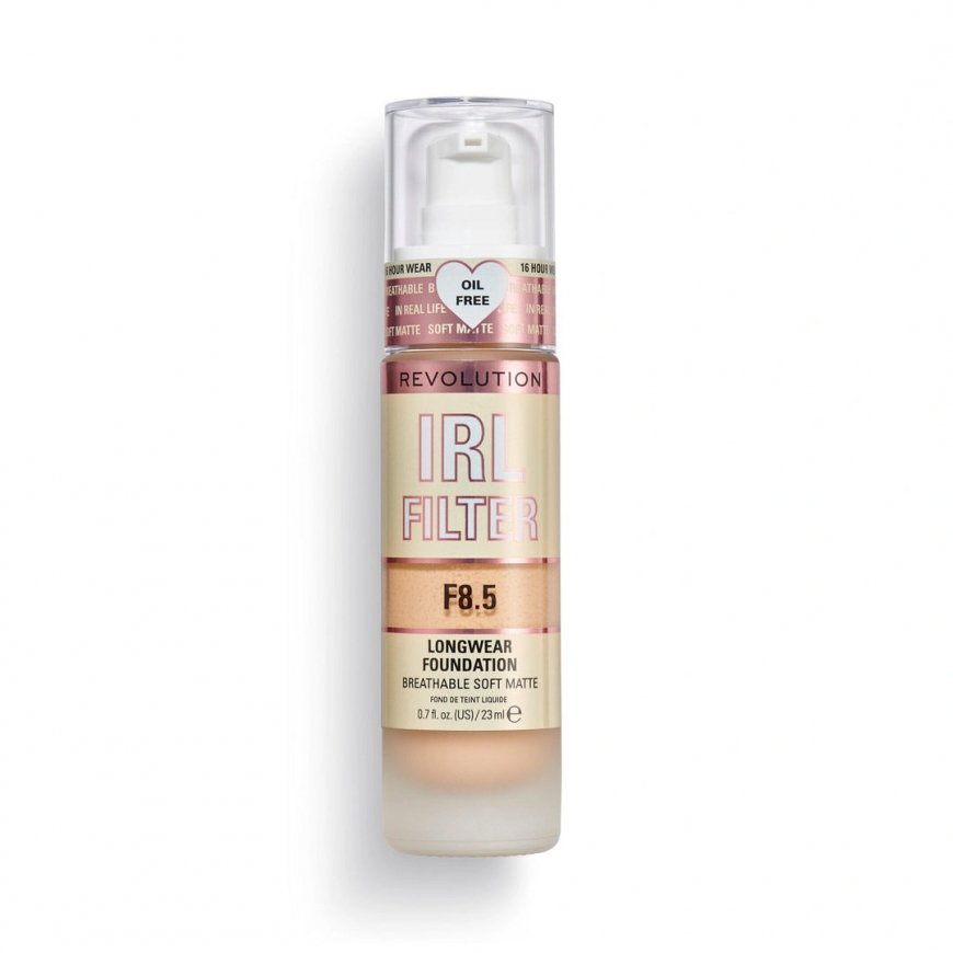 Makeup Revolution IRL Filtra Ilgstošā Pamata Krēms 23 ml – 2