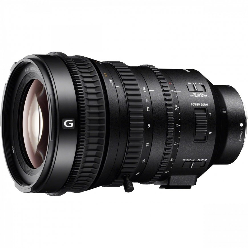 Sony SELP18110G Telefoto tālummaiņas objektīvs Melns