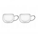 2 dvigubo stiklo puodelių rinkinys 300 ml, 9002, KAMILLE 2 dvigubo stiklo puodelių rinkinys 300 ml, 9002, KAMILLE