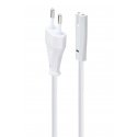 Gembird PC-184/2-W power cable White 1.8 m Power plug type C C8 coupler Gembird PC-184/2-W power cable White 1.8 m Power plug type C C8 coupler