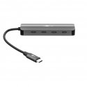Goobay 76565 Slim 4-Port USB-Hub, USB-C™ USB-C™:lle, 10 Goobay 76565 Slim 4-Port USB-Hub, USB-C™ USB-C™:lle, 10