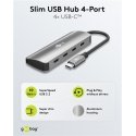 Goobay 76565 Slim 4-Port USB Hub, USB-C™ to USB-C™, 10 Goobay 76565 Slim 4-Port USB Hub, USB-C™ to USB-C™, 10