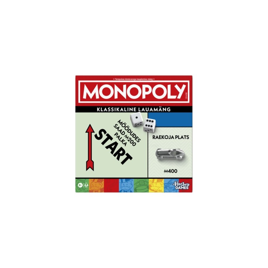 MONOPOLIS Spēle "Monopolija", igauņu valodā.