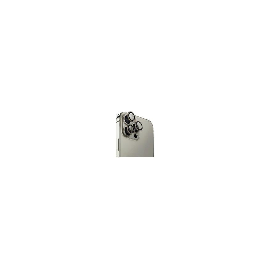 UNIQ Optix aliuminio kameros objektyvo apsaugos dangtelis skirtas Apple iPhone 17 su aplikatoriumi, juodos spalvos – 2