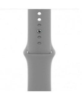 Универсальный JM ЖИДКИЙ СИЛИКОНОВЫЙ чехол для ремешка Apple Watch 42/44/45 Светло-серый