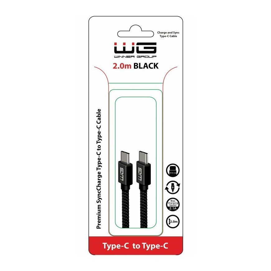 Winner Group 7933 USB кабель 2 m USB C Черный – 2