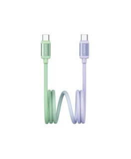 USAMS Bicolor Series SJ756 PD 60W USB-C|USB-C 1.2m green
