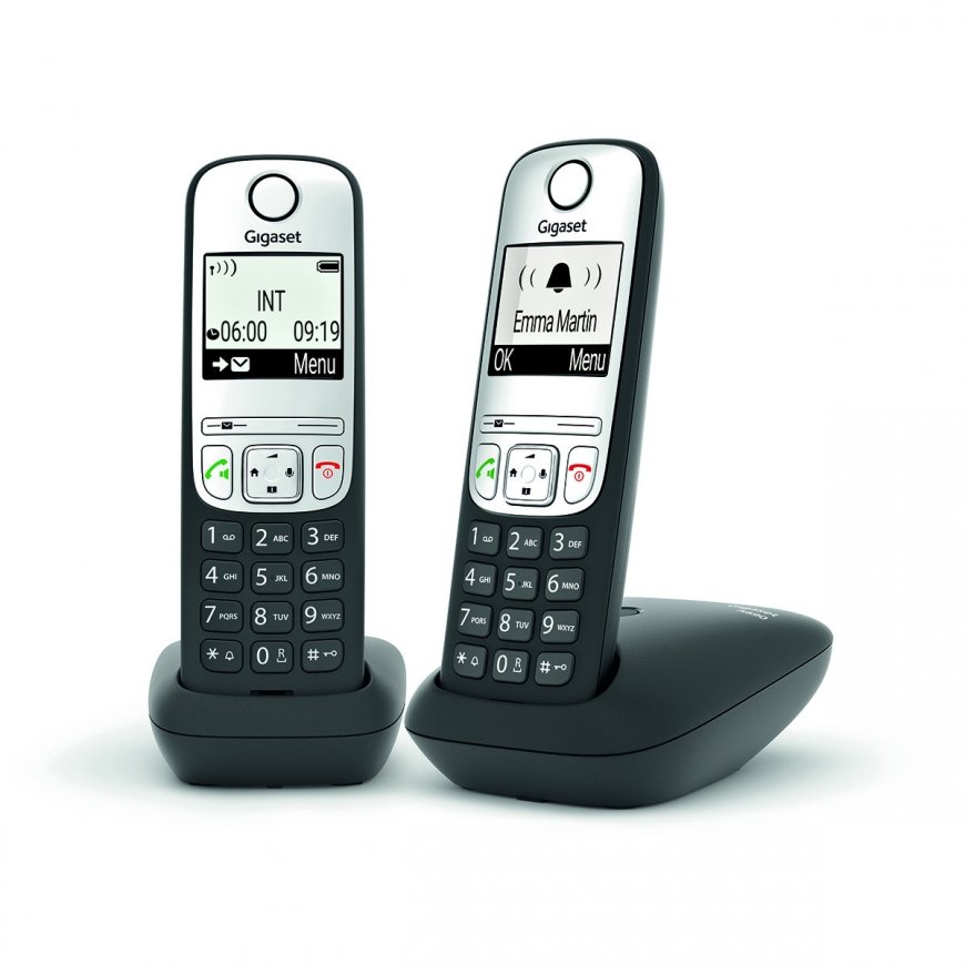 Gigaset A690 Duo Analoginio ryšio / DECT telefonas Juoda – 2