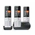 Gigaset COMFORT 500A Trio Analoog-/DECT telefon Helistaja ID Must, Hõbe Gigaset COMFORT 500A Trio Analoog-/DECT telefon Helistaja ID Must, Hõbe
