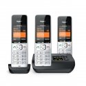 Gigaset COMFORT 500A Trio Аналоговый/DECT телефон Идентификация абонента (Caller ID) Черный, Серебри Gigaset COMFORT 500A Trio Аналоговый/DECT телефон Идентификация абонента (Caller ID) Черный, Серебри