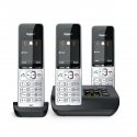 Gigaset COMFORT 500A Trio Analoginio ryšio / DECT telefonas Skambintojo ID Juoda, Sidabras Gigaset COMFORT 500A Trio Analoginio ryšio / DECT telefonas Skambintojo ID Juoda, Sidabras