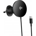 FoneKit Air Vent Mag 15 W magnetinė Qi2 įkrovimo stotelė automobiliui