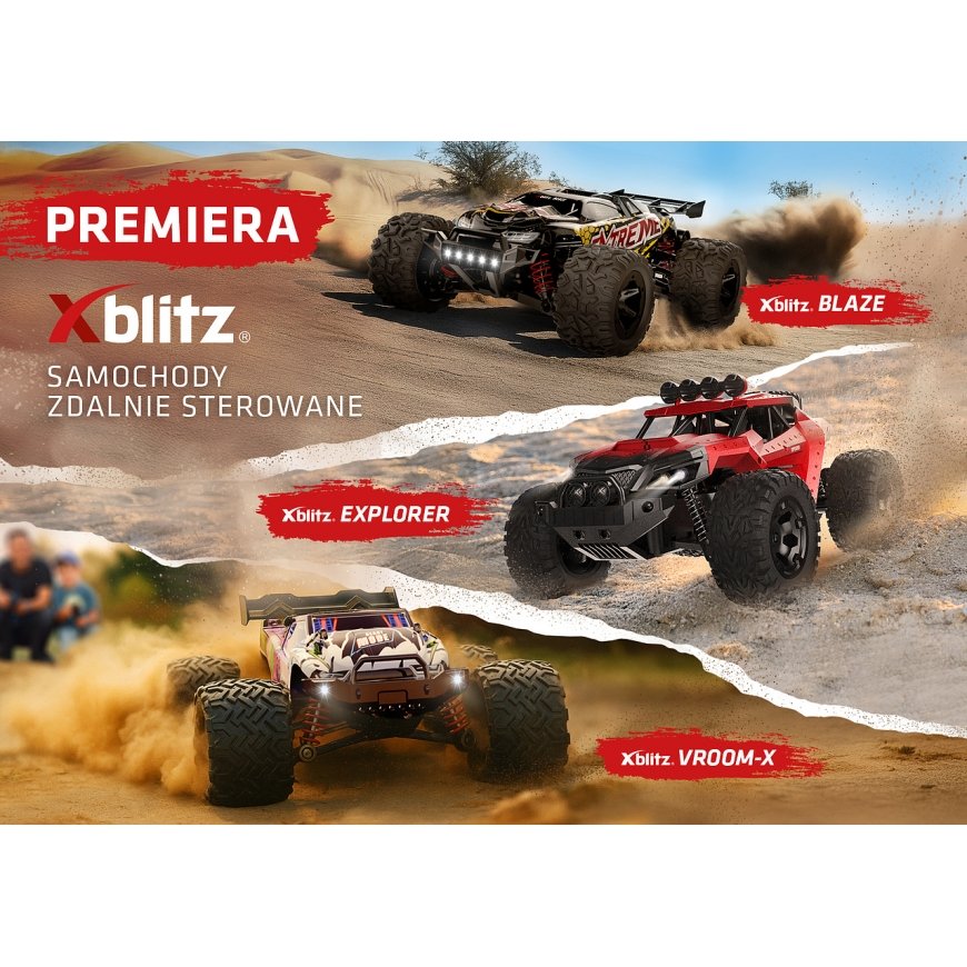 XBLITZ BLAZE nuotoliniu būdu valdomas modelis 1:18
