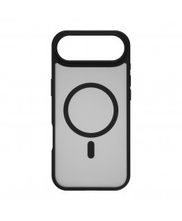 FoneKit MagSafe compatible Soft Touch protective case, iPhone Air, black/grey