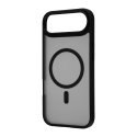 FoneKit MagSafe compatible Soft Touch protective case, iPhone Air, black/grey FoneKit MagSafe compatible Soft Touch protective case, iPhone Air, black/grey
