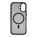 FoneKit MagSafe-yhteensopiva Soft Touch suojakuori, iPhone 17, musta/harmaa FoneKit MagSafe-yhteensopiva Soft Touch suojakuori, iPhone 17, musta/harmaa