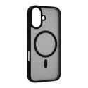 FoneKit MagSafe saderīgs Soft Touch aizsargapvalks, iPhone 17, melns/pelēks FoneKit MagSafe saderīgs Soft Touch aizsargapvalks, iPhone 17, melns/pelēks