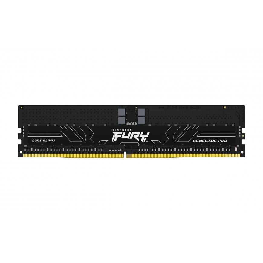 Kingston Technology FURY 64GB 6400MT/s DDR5 ECC Reg CL32 DIMM (Kit of 4) Renegade Pro EXPO – 2