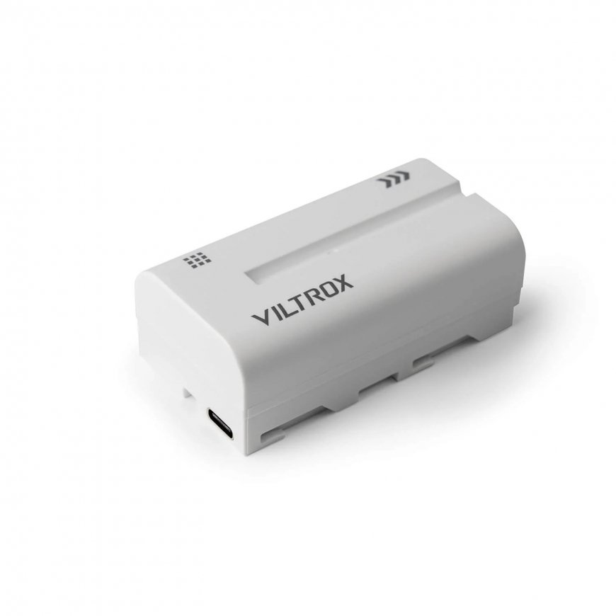 Viltrox NP-F550 akumulators, 2200 mAh, USB-C