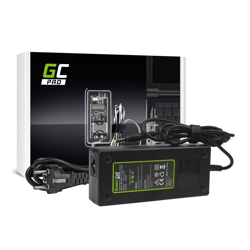 Green Cell AD89P virta-adapteri ja vaihtosuuntaaja Sisätila 120 W musta
