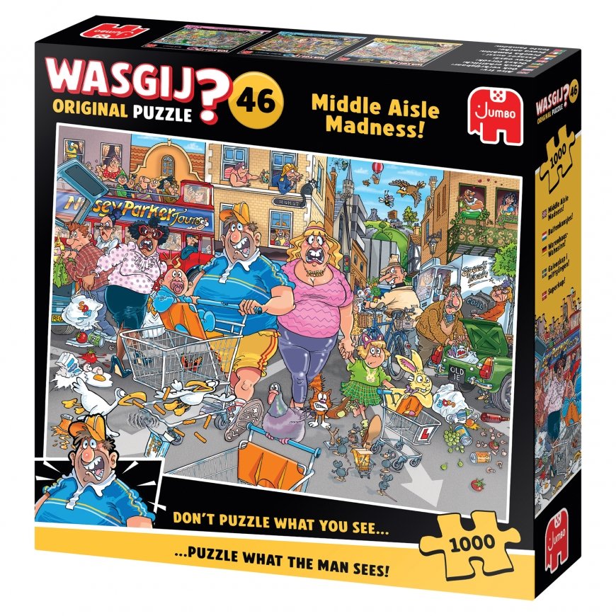 Wasgij Original 46 - Middle Aisle Madness! (1000 pieces) – 2