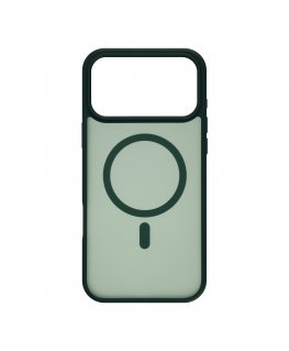 FoneKit MagSafe-yhteensopiv Soft Touch kaitseümbris, iPhone 17 Pro Max, tumeroheline