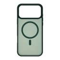 FoneKit MagSafe-compatible Soft Touch protective case, iPhone 17 Pro Max, dark green