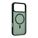 FoneKit MagSafe-совместимый Soft Touch защитный чехол, iPhone 17 Pro Max, темно-зеленый