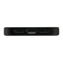 FoneKit MagSafe-yhteensopiva Soft Touch suojakuori, iPhone 17 Pro, musta/harmaa FoneKit MagSafe-yhteensopiva Soft Touch suojakuori, iPhone 17 Pro, musta/harmaa
