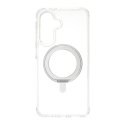 FoneKit Premium Kickstand MagSafe saderīgs aizsargapvalks ar statīvu, Samsung Galaxy A16, caurspīdīgs FoneKit Premium Kickstand MagSafe saderīgs aizsargapvalks ar statīvu, Samsung Galaxy A16, caurspīdīgs
