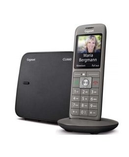 Gigaset CL 660 DECT telefons Antracīts, Melns