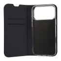 FoneKit BookCase suojakotelo, iPhone 17 Pro, mėlynas FoneKit BookCase suojakotelo, iPhone 17 Pro, mėlynas