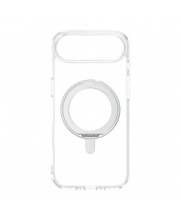 FoneKit Premium Kickstand MagSafe-compatible protective case with stand, iPhone Air, transparent