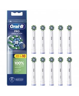 Oral-B Pro CrossAction replacement brushes, 10 pcs