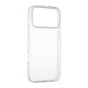 FoneKit silikoninė apsauga, iPhone 17 Pro Max, skaidri FoneKit silikoninė apsauga, iPhone 17 Pro Max, skaidri