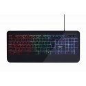 Gembird KB-UML-03 klaviatūra Žaidimams USB QWERTY Anglų (JAV) Juoda Gembird KB-UML-03 klaviatūra Žaidimams USB QWERTY Anglų (JAV) Juoda