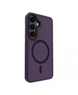Samsung Galaxy S25 hübriidkorpus magnetilise PC+TPU-ga, lilla