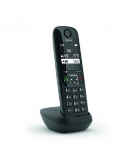 Gigaset AS690HX Аналоговый/DECT телефон Идентификация абонента (Caller ID) Черный