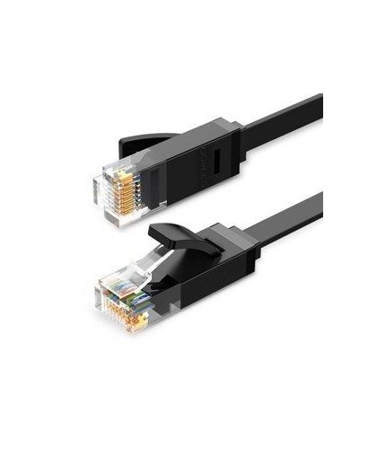 UGREEN Ethernet RJ45 Flat Network Cable, Cat.6, UTP, 15m (Black) – 2
