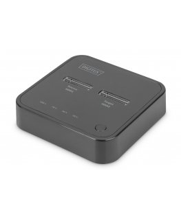 Digitus DA-71545 sülearvuti dokk ja pordireplikaator Juhtmega ühendatud USB 3.2 Gen 2 (3.1 Gen 2) Type-C Must