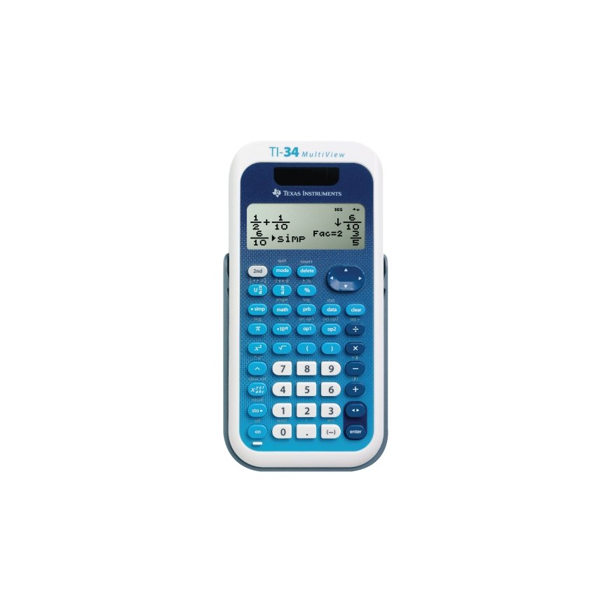 Texas Instruments TI-34 kalkulaator Tasku Teaduslik kalkulaator Sinine, Valge
