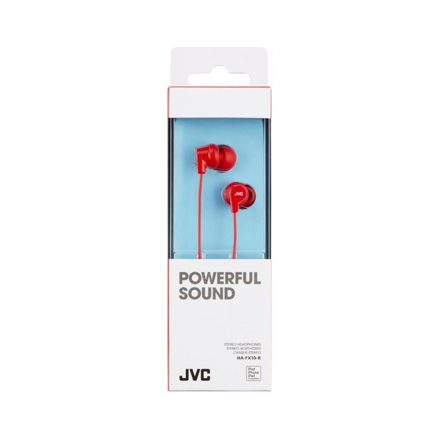 JVC HA-FX10-R-E Colourful inner-ear headphones – 2