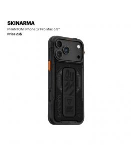 Skinarma Phantom dėklas iPhone 17 Pro magnetiniam krovimui + laikiklis