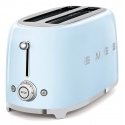 Smeg TSF02PBEU skrudintuvas 6 4 griežinėliai 1500 W Mėlyna Smeg TSF02PBEU skrudintuvas 6 4 griežinėliai 1500 W Mėlyna