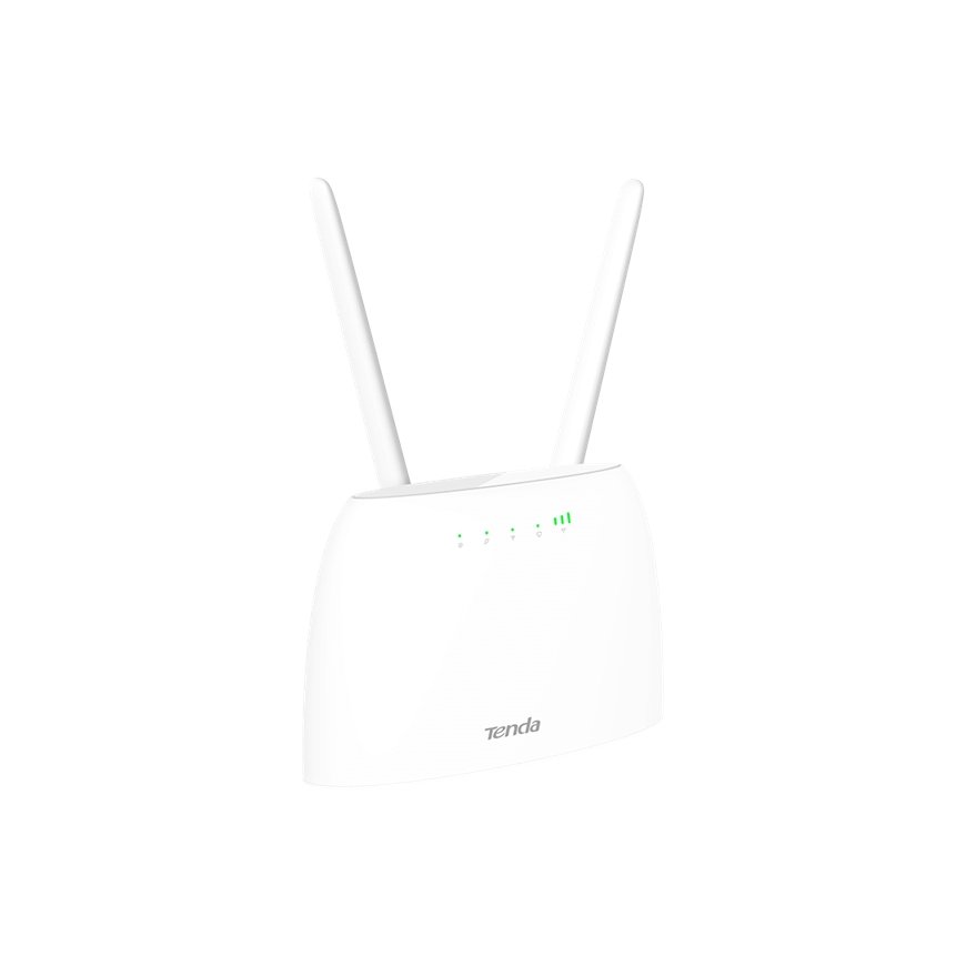 Tenda N300 bezvadu rūteris Ātrais Ethernet Viena frekvenču josla (2.4 GHz) 4G Balts