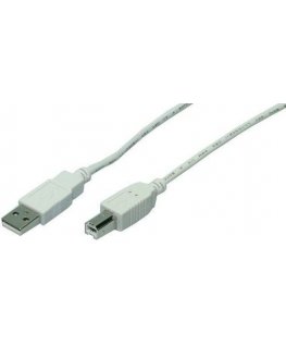 LogiLink 5m USB 2.0 USB-kaapeli USB A Mini-USB B Harmaa