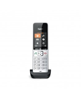 Gigaset COMFORT 500HX Analoginio ryšio / DECT telefonas Skambintojo ID Juoda, Sidabras